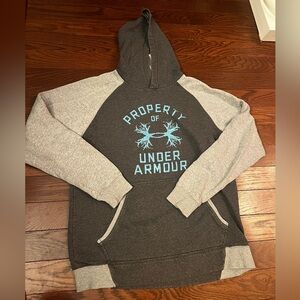 Under Armour Women’s Gray & Blue Hoodie Size Medium